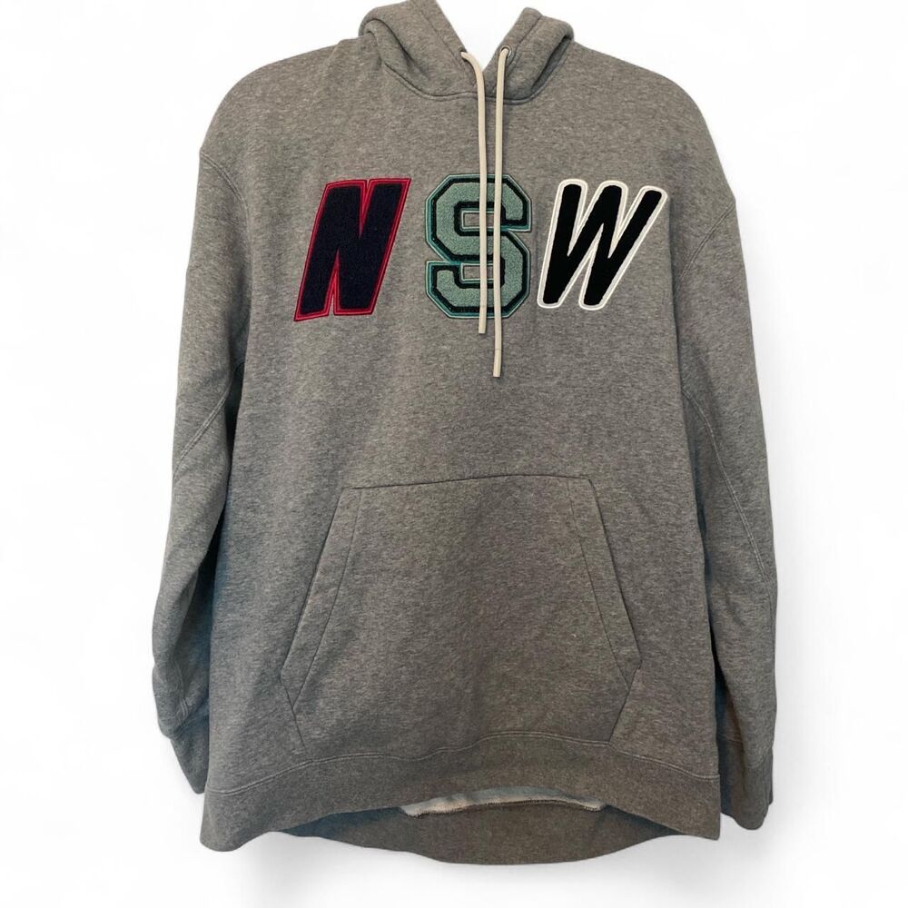 Nike NSW textured letter hoodie